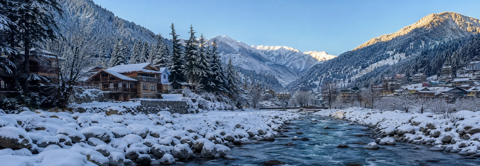 Manali in Winter (October – February)